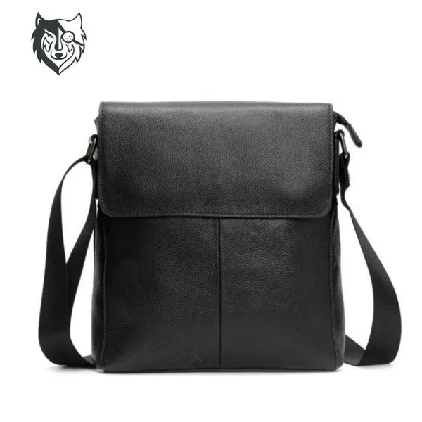First-Layer Cowhide Men's Casual Shoulder Crossbody Bag, Sports Business Small Bag, Sports Bag Manufacturer, One-Piece Dropshipping