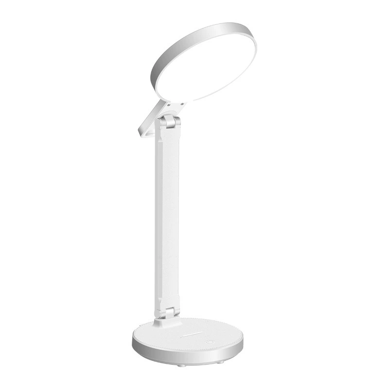 LED складная настольная лампа с защитой глаз, свет для чтения, 3 цветовые температуры, модели с вилкой и перезарядкой