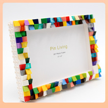 批发批发 儿童diy马赛克积木相框摆台幼儿园学生活动礼品纪念相册