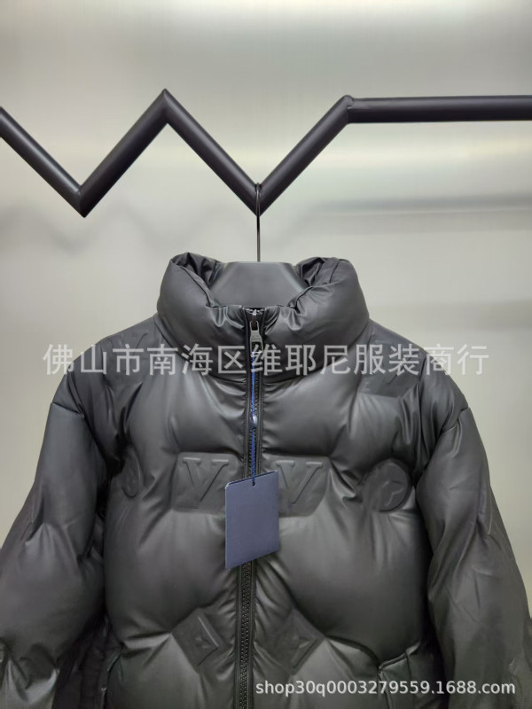 毒家 高版本 1-V家立体浮雕LOGO秋冬新款羽绒服ins百搭宽松外套潮|undefined