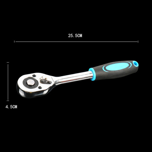 Hardware tools wholesale quick wrench 1/2 automatic shedding big head quick ratchet wrench ratchet socket wrench
