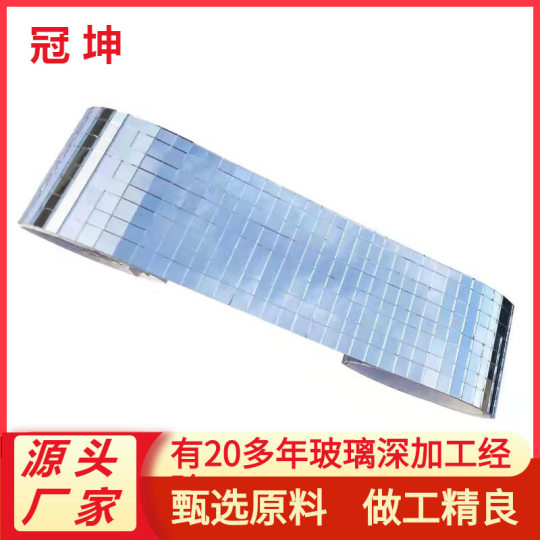 Guankun factory recommend mosaic glass lens home decoration wall sticker KTV decorative Foundation box lens