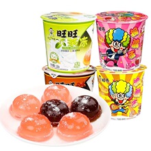 旺旺果冻茶咖冻132g杯装咖啡草莓巧克力茶味摇摇冻休闲解馋小零食