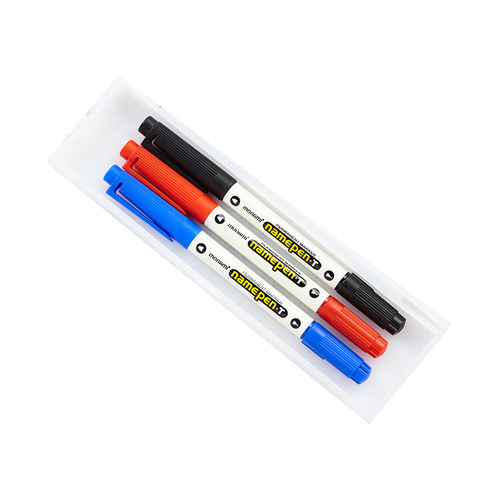 Korean Munami MONAMI double-headed signature pen 04018 Munami quick-drying marker hook line pen signature pen