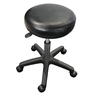 Adjustable Stool with Wheels, Rotating Eyelash Extension Stool, Laboratory Round Work Stool, Chair, Low Stool, Nordic Style