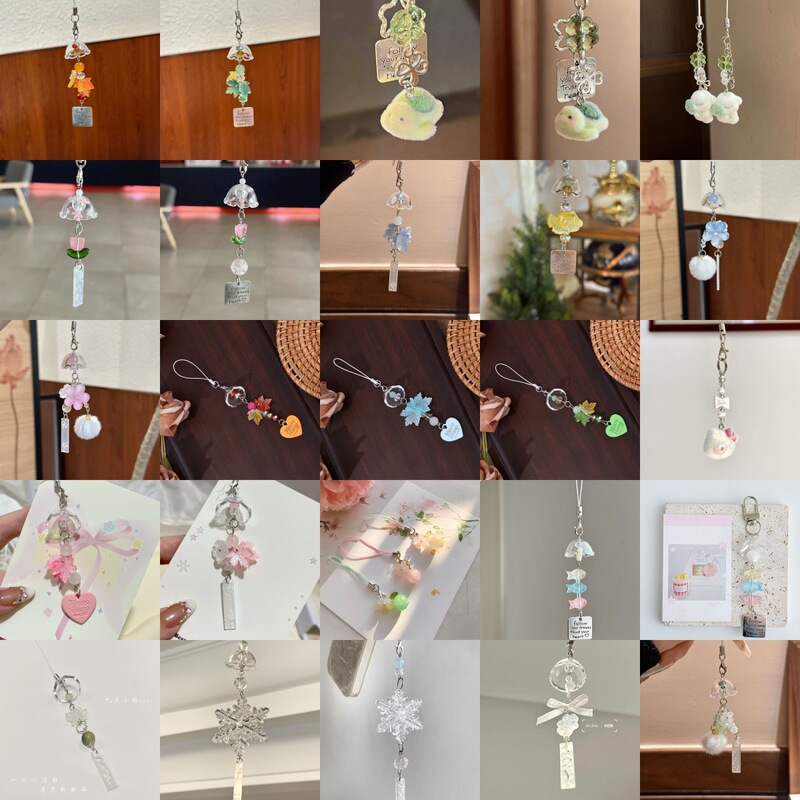 【Pendant Collection】Wind Chime Pendants, Phone Chain Charms, Backpack Keychains, Cute and Aesthetically Pleasing Decorations 【Pendant Collection】Wind Chime Pendants, Phone Chain Charms, Backpack Keychains, Cute and Aesthetically Pleasing Decorations