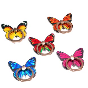 Mobile phone bracket ring buckle butterfly painted cartoon cute creative new spot wholesale ring buckle mobile phone bracket