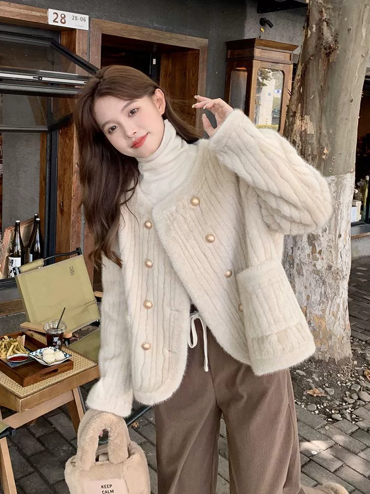Demi-season jacket, coat, increased thickness, Korean style, internet celebrity