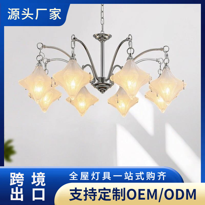 Medieval French Restaurant Chandelier Popular Modern Simple Creative High-End Art Cream Style Retro Italian American Style Medieval French Restaurant Chandelier Popular Modern Simple Creative High-End Art Cream Style Retro Italian American Style