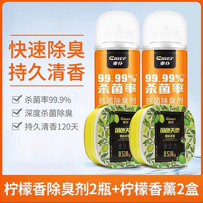 biocide air conditioning air – Hava təmizləyiciləri - lemon-flavor-2-boxes-of-518g-balm-2-bottles-of-deodorant