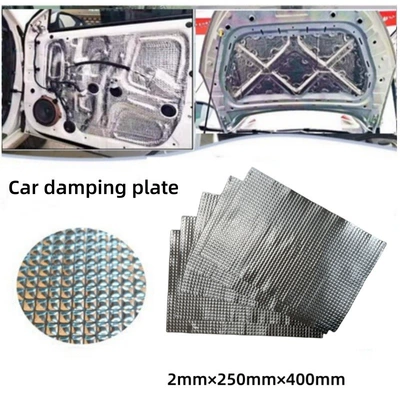 Car Soundproof Butyl Rubber Shock-Absorbing Panels Modified Noise Reduction Flame Retardant Waterproof Shock-Absorbing Damping Pad Cross-Border Foreign Trade Hot Product