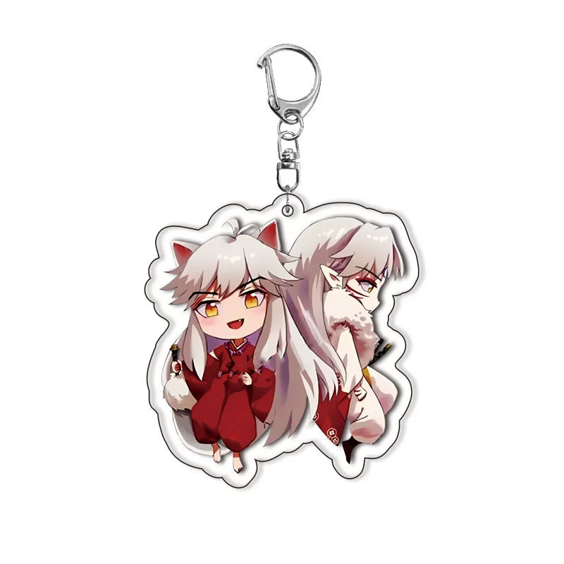 【Меззаниne】Акриловый двухсторонний брелок Inuyasha · Серебристо-волосый полудемон Изящные подвески вокруг аниме