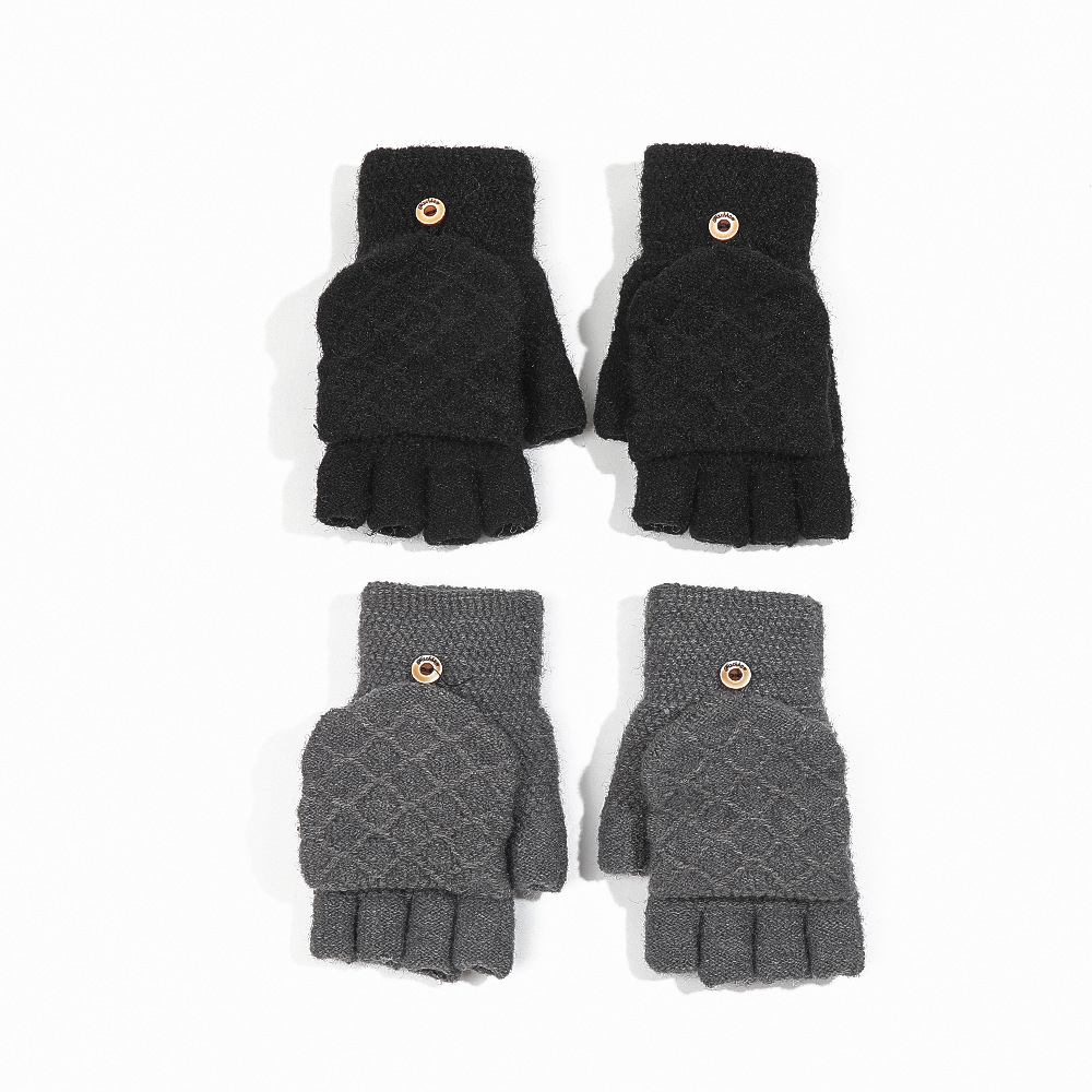 knitted travel keep warm gloves