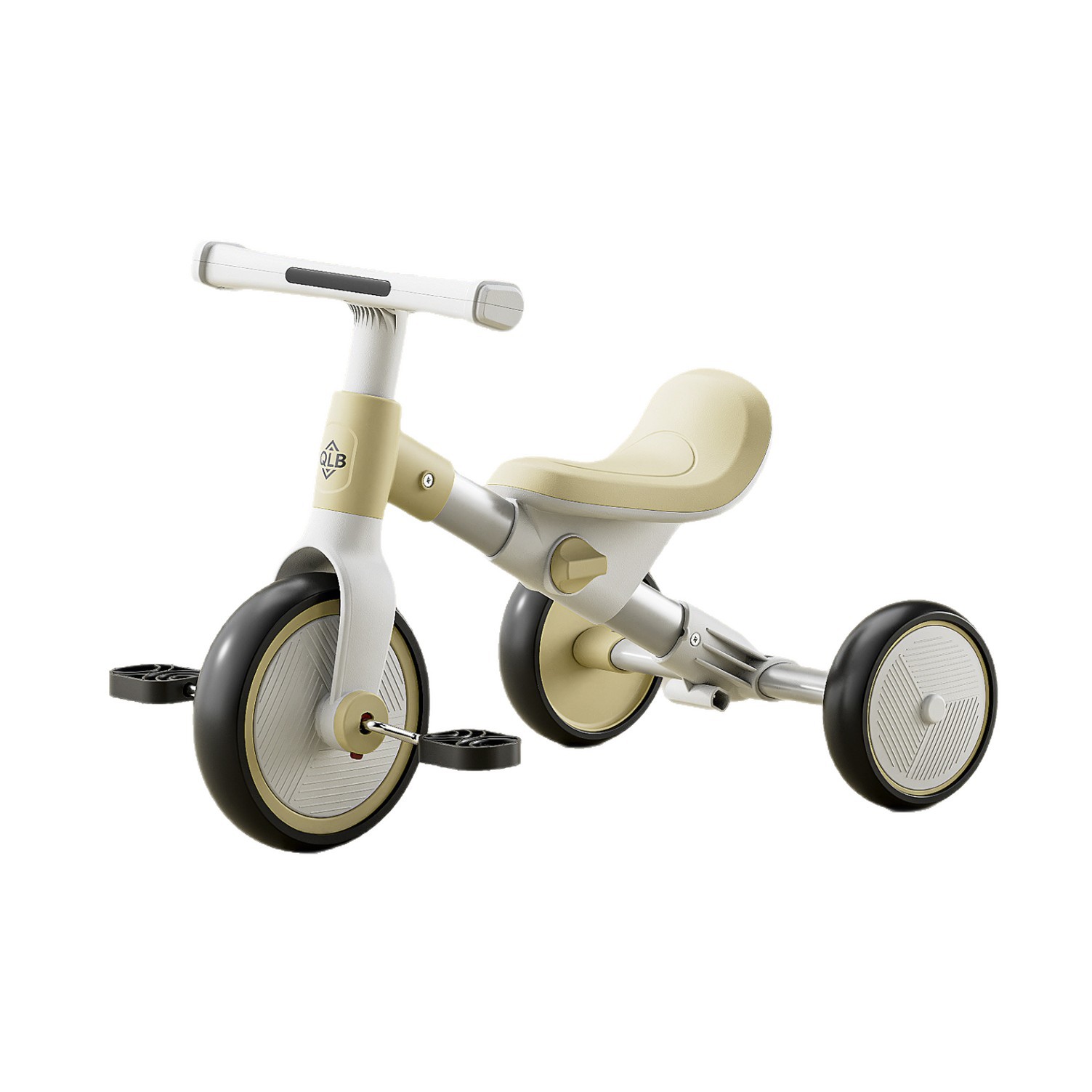 Triciclo Infantil a Pedales para Niños de 1-3 Años de Metal Pedalear para Interior y Exterior