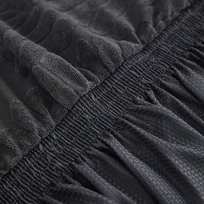 Four Seasons Universal Jacquard Skirt Woven Leaf Series Sofa Cover Simple Modern Elastic Anti Cat Scratch Cover_voghion.com