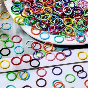 8/10mm��ɫ�����F�|��Ȧ�_��Ȧ diy�Ʒ���������B�ӭh�_�ڭh