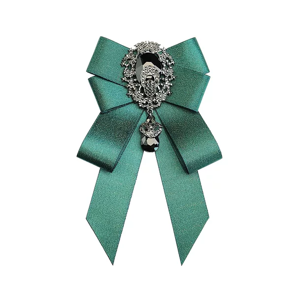 Men's Suit Collar Flower Fashion Diamond-Studded Unique Niche Bow Tie Stage Formal Internet Celebrity Bow Multi-Layer Collar Accessory