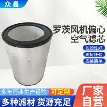 罗茨风机偏心空气滤芯176206000自洁式空气鼓风机过滤器进气滤芯