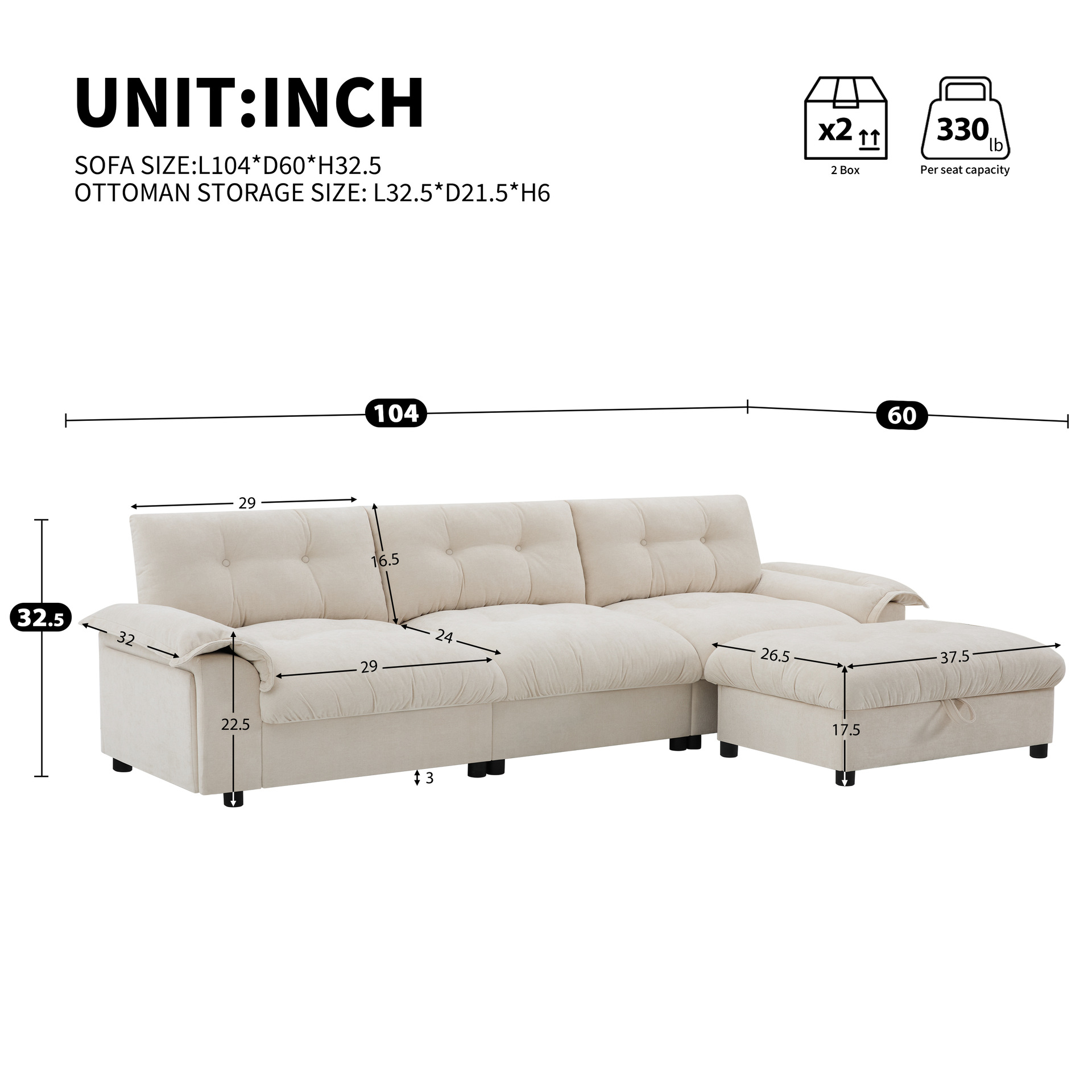 Sofá de nube desmontable moderno y simple con respaldo ajustable, nuevo sofá de tela recta de estilo de casa pequeño.