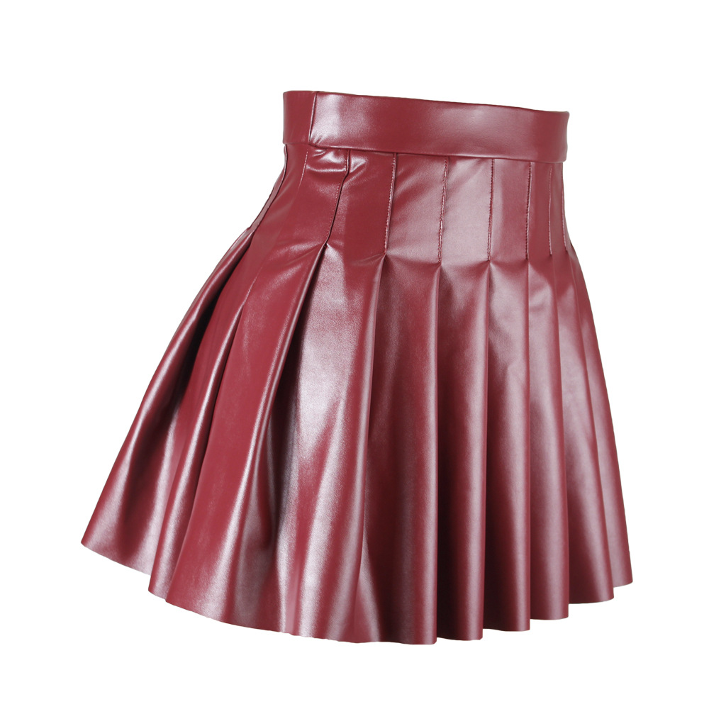 Pleated Short Sexy High Waist Skirt NSQY63664