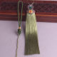 18cm Cloisonné Ice Silk Tassel Pressed Placket Han Dynasty Chinese Knot Car Hanging Long Tassel Handmade Handle Rope Set Hanging Tassel