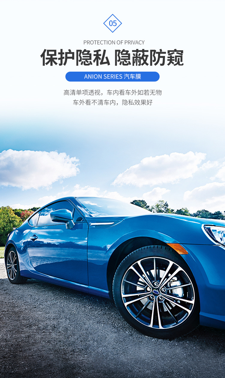 New Negative Ion Nano Ceramic Insulation Film Office Villa Home Window One-way Glass Film Sunscreen Film