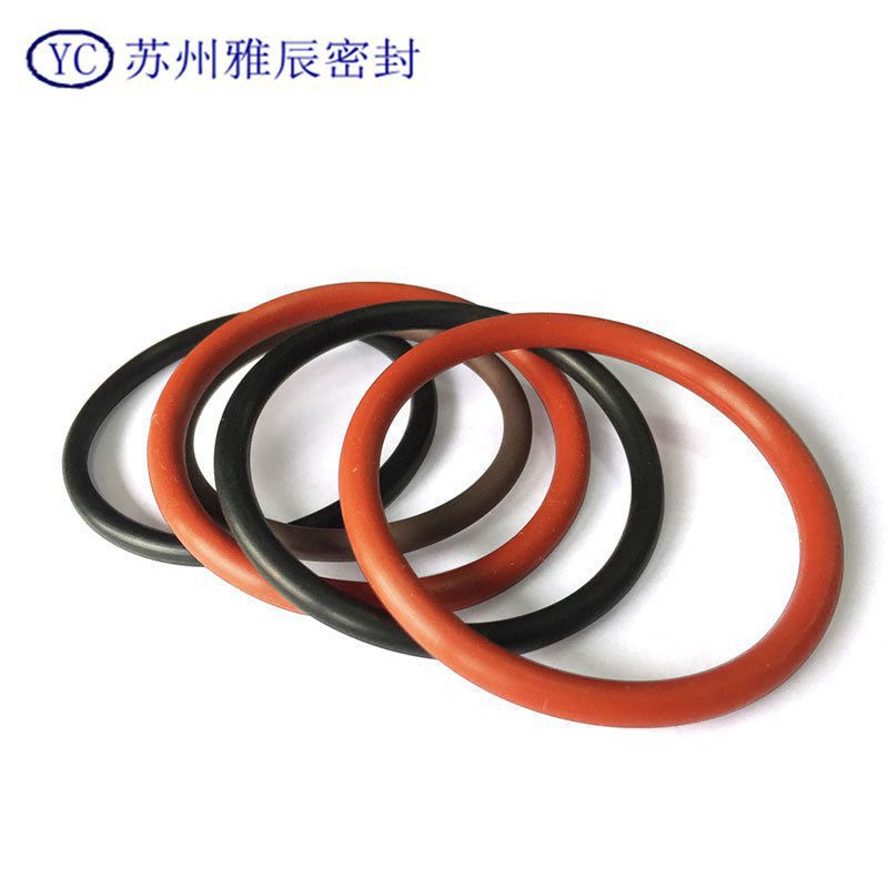 氟胶黑色90度 FKM O型圈防水耐高温硅胶圈垫片制品硅胶密封圈