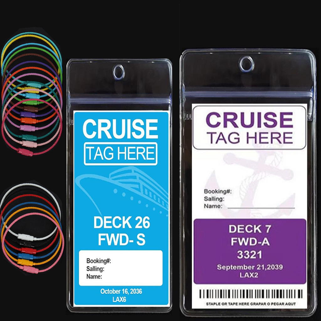 厂家现货透明PVC行李吊牌袋软胶密封防水保护卡套箱包托运标签牌