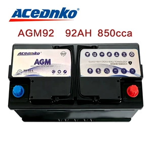 AC car battery, compatible with BMW 3 Series, Audi A4, and Mercedes-Benz GLS S450, for starting the car