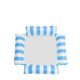 Cross-border new inflatable floating row outdoor foldable backrest mesh floating bed water supplies 4 tube recliner floating bed