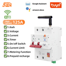 涂鸦WiFi计量断路器手机遥控智能空开电源电量统计125A外贸专供