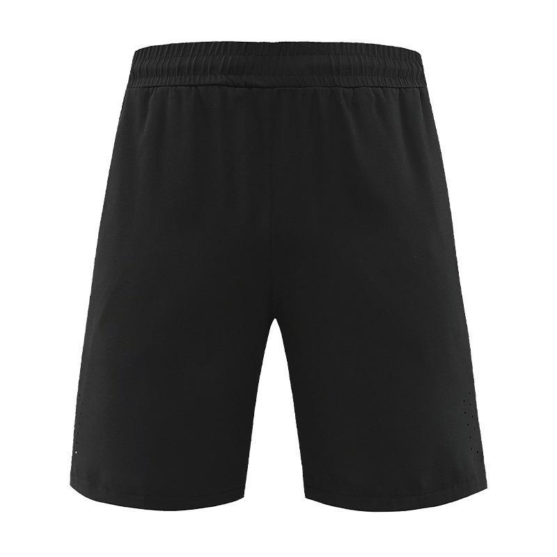 Pantalones cortos deportivos transfronterizos para hombres, verano, secado rápido, entrenamiento transpirable, baloncesto, pantalones deportivos para correr, pantalones cortos perforados con láser de cinco puntos