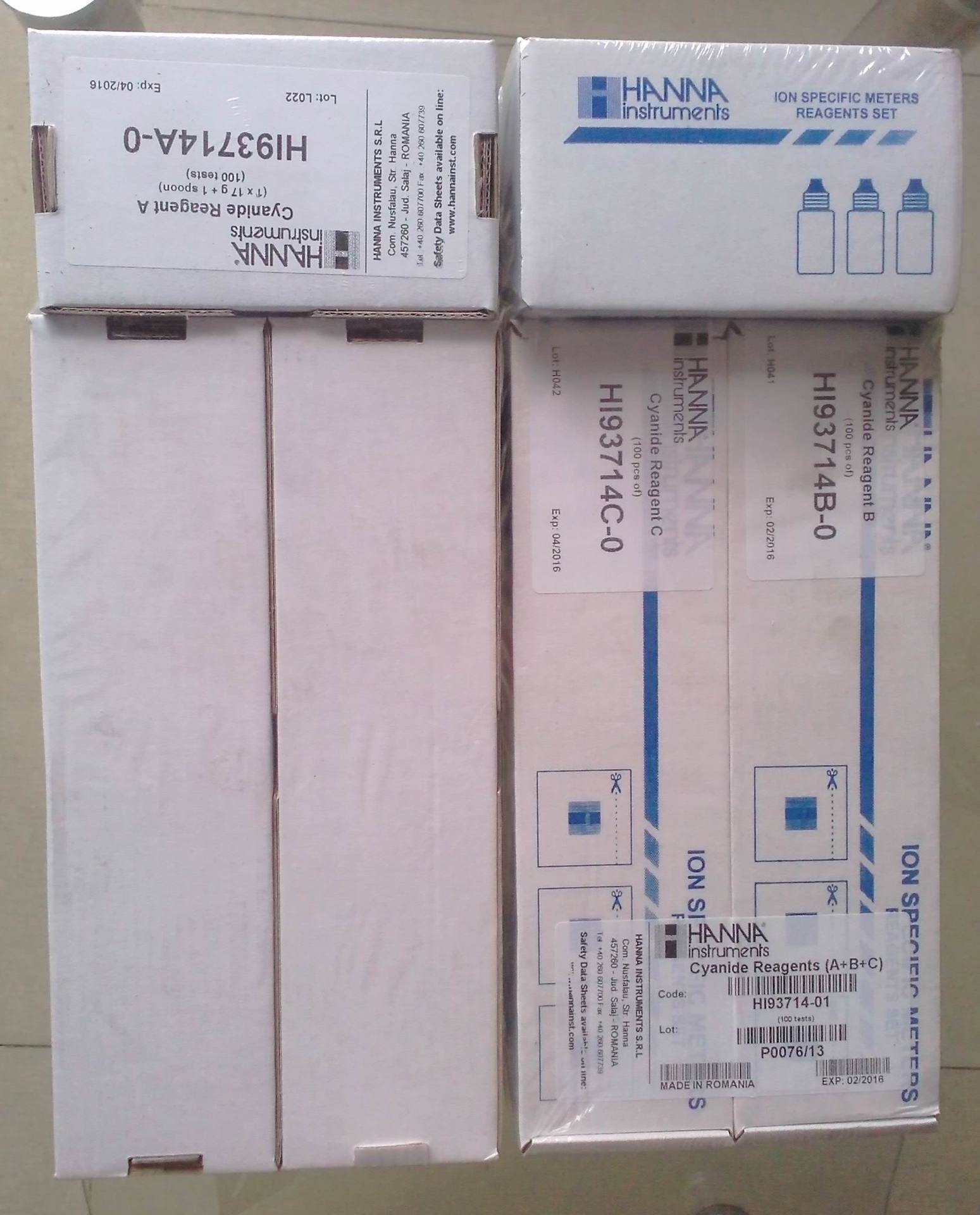 总代理意大利哈纳 HI96714仪器试剂  氰化物试剂HI93714-01