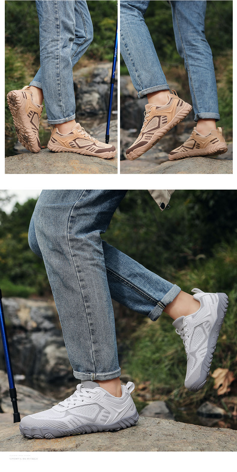 New Men's Wide-last Comfortable Walking Wide-toed Shoes, Breathable Soft-soled Couple's Fly-knit Sneakers, Running And_vogvips.com