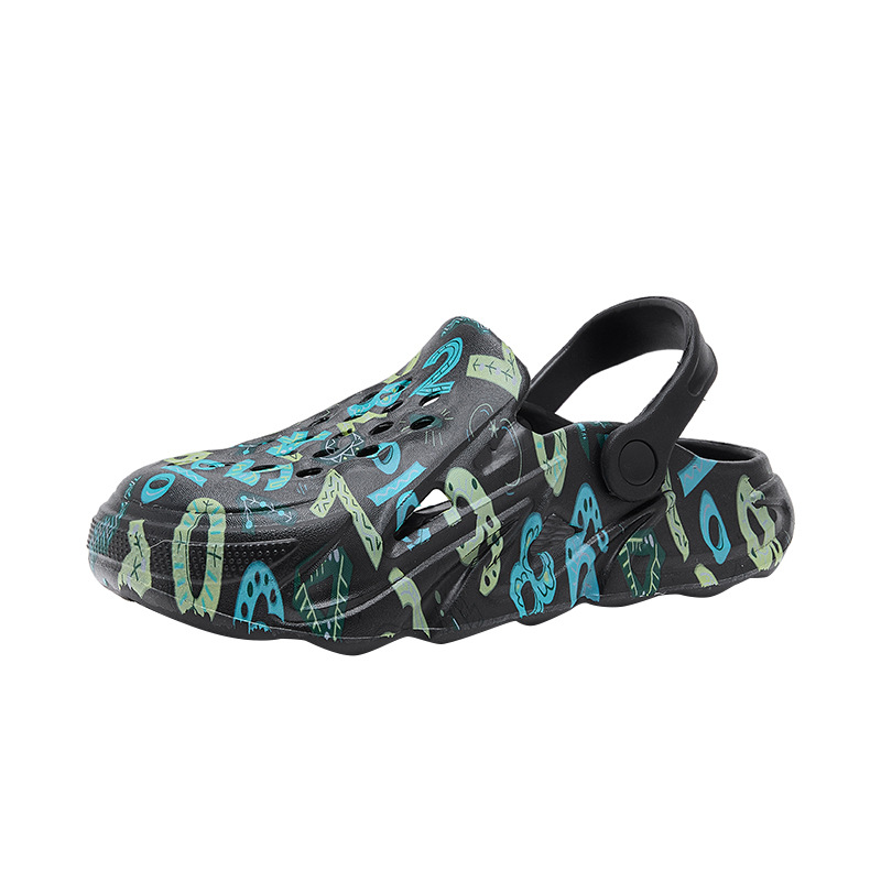 Transfronterizo 2025 nuevo casual de zapatos de playa de tamaño grande pareja de color de arena agujero zapatos de jardín sandalias al por mayor