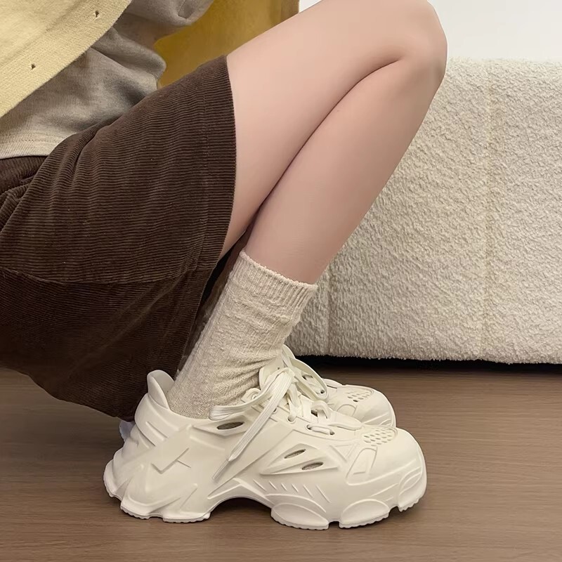 Women's Summer Eva Dad Shoes, Lightweight Outdoor Sports Slippers, Breathable and Non-Stuffy, Suitable for Outdoor Wear and Beach Shoes