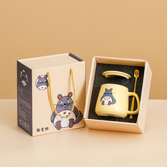 Creative activity small gift mug souvenir set cartoon high-quality mugs ceramic cup wholesale water cup