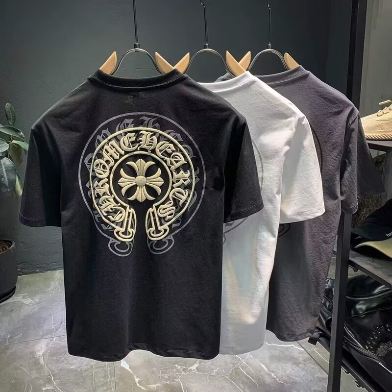 039--17 Network Diagram Right Shoulder Long Plush Pure Cotton 230g Black and White-5 White Black Dark Gray Letters Loose Type