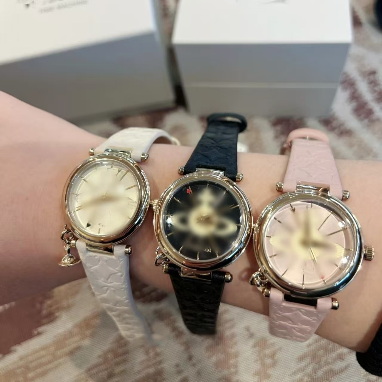 Wholesale Dropshipping Empress of the West Belt Style Fashion Watch Internet Celebrity Waterproof Women's Watch Women's Quartz Imported Movement Watch
