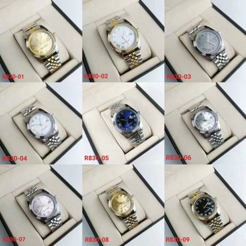 Foreign Trade Wholesale Log Non-Mechanical Men's Quartz Watch Stainless Steel Belt Waterproof Luminous Business Quartz Women's Watch Men's