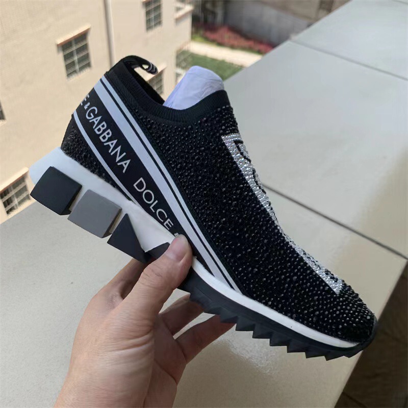 Dolce&Gabbana Men's Trendy Thick-Soled Casual Shoes Fashionable Versatile Breathable Sports Sneakers