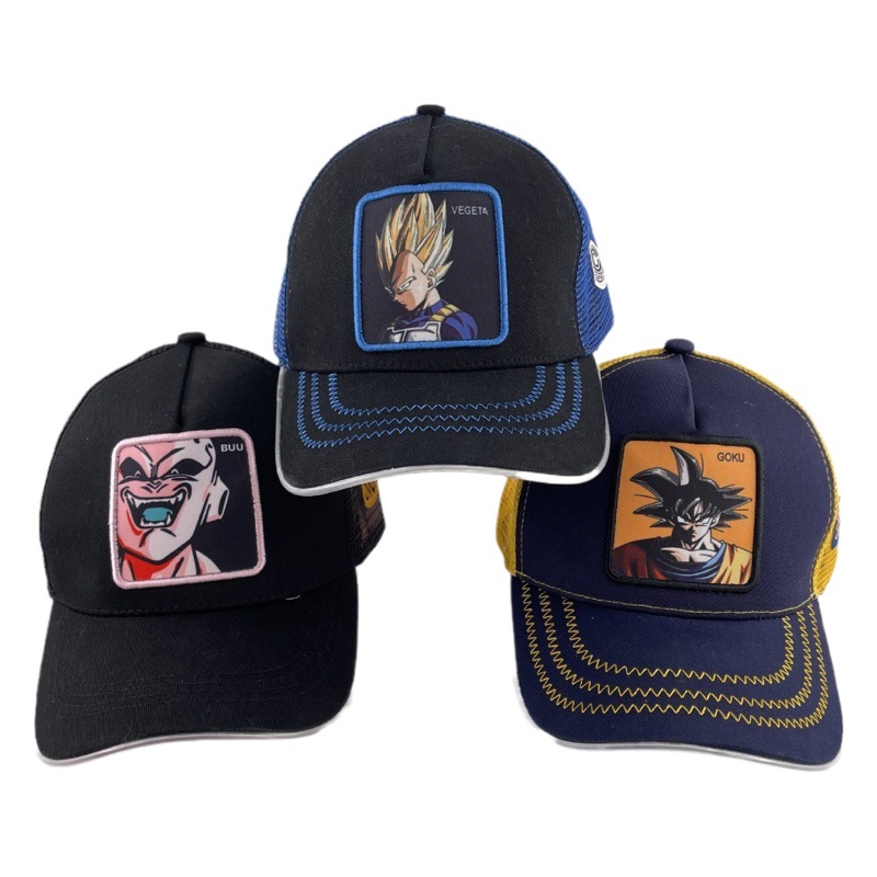 LED dibujos animados Dragon Ball sombrero de red Goku sombrero de béisbol para hombres y mujeres hip hop sombrero luminoso