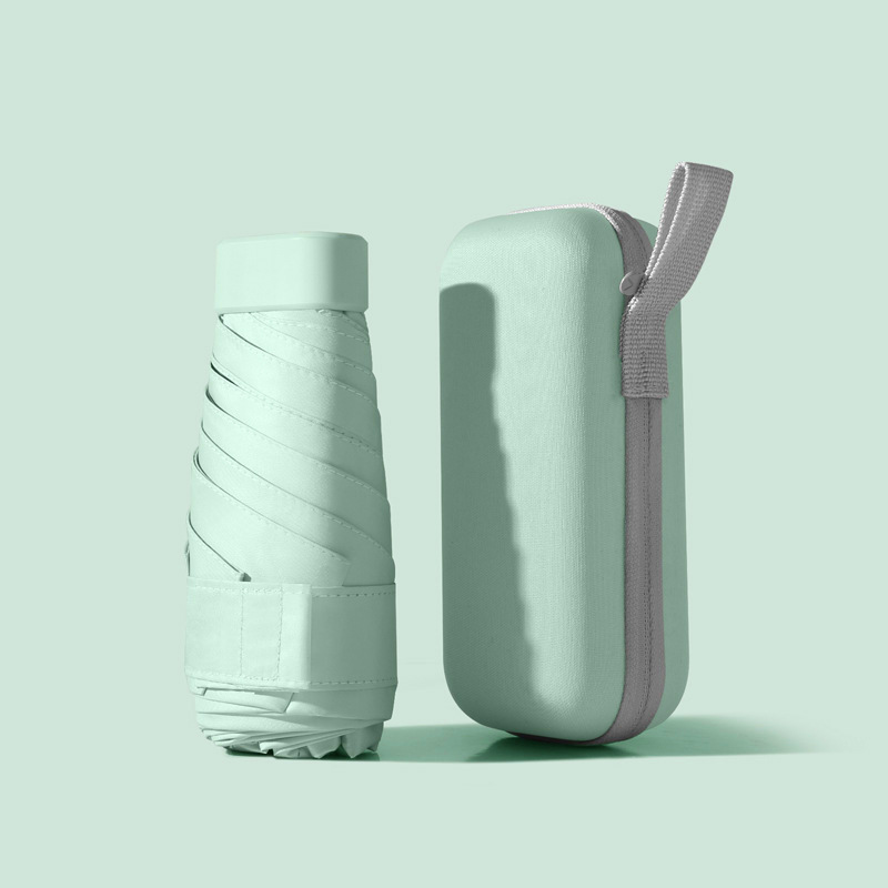 Paraguas de cinco pliegues de bolsillo ultraligero paraguas de sol protección solar protección UV