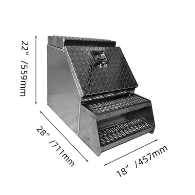 Cross-Border Hot-Selling Truck Aluminum Alloy Repair kit - down-door-step-storage-box-182822