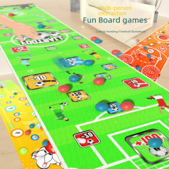 兒童迷你冰壺足球桌面遊戲玩具休閒益智雙人對戰親子互動便攜室內