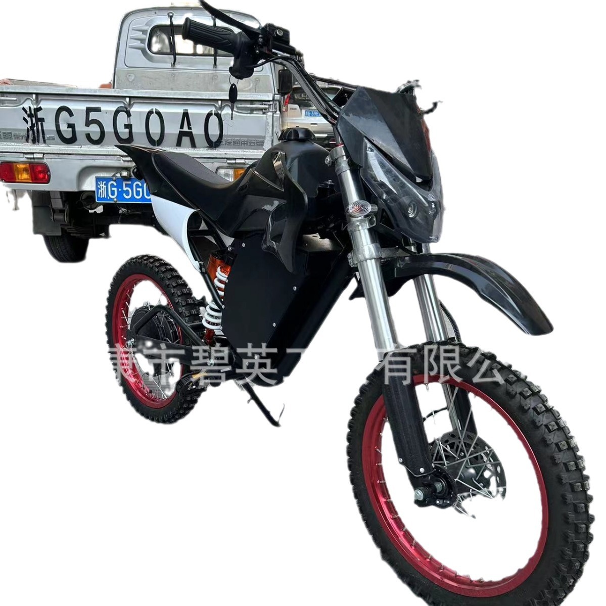 跨境外贸工厂生产大功率电动越野摩托车沙滩车60v72v锂电池5000瓦