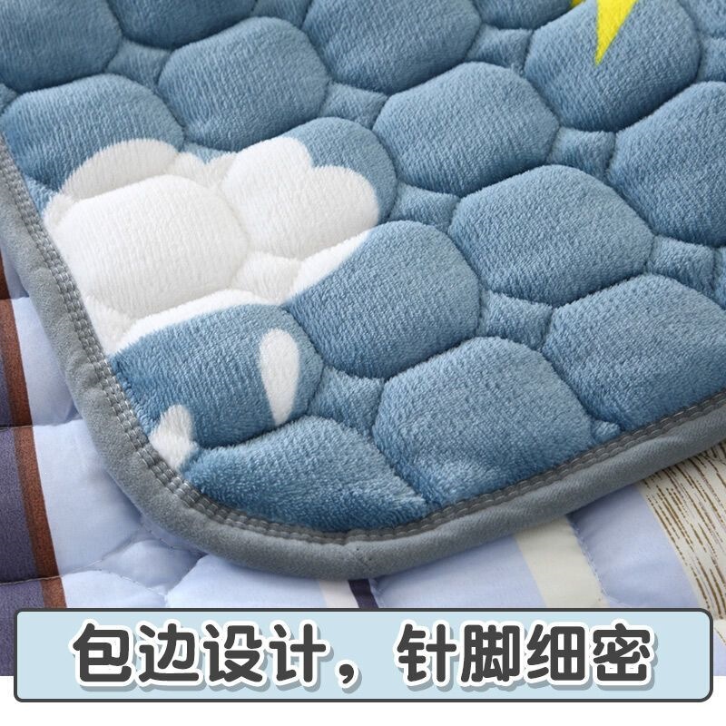 Thickened flannel mattress for students, single dormitory tatami mattress, floor mattress, double bed mattress, foam pad