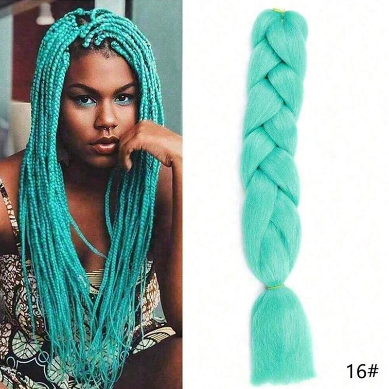 Peruca de trenza africana mujer color trenza artefacto de alta temperatura seda de trenza cabello cabello cab