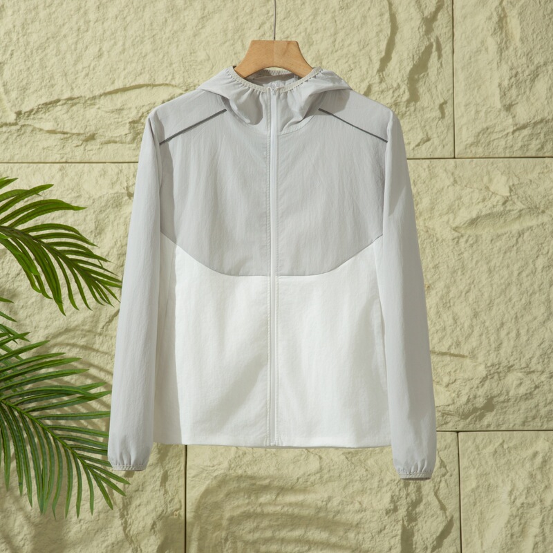 Men's Jacket 2025 Autumn Mountain Style Outdoor Sports Casual Running Fitness Training Hooded Thin Jacket Reflective Strip