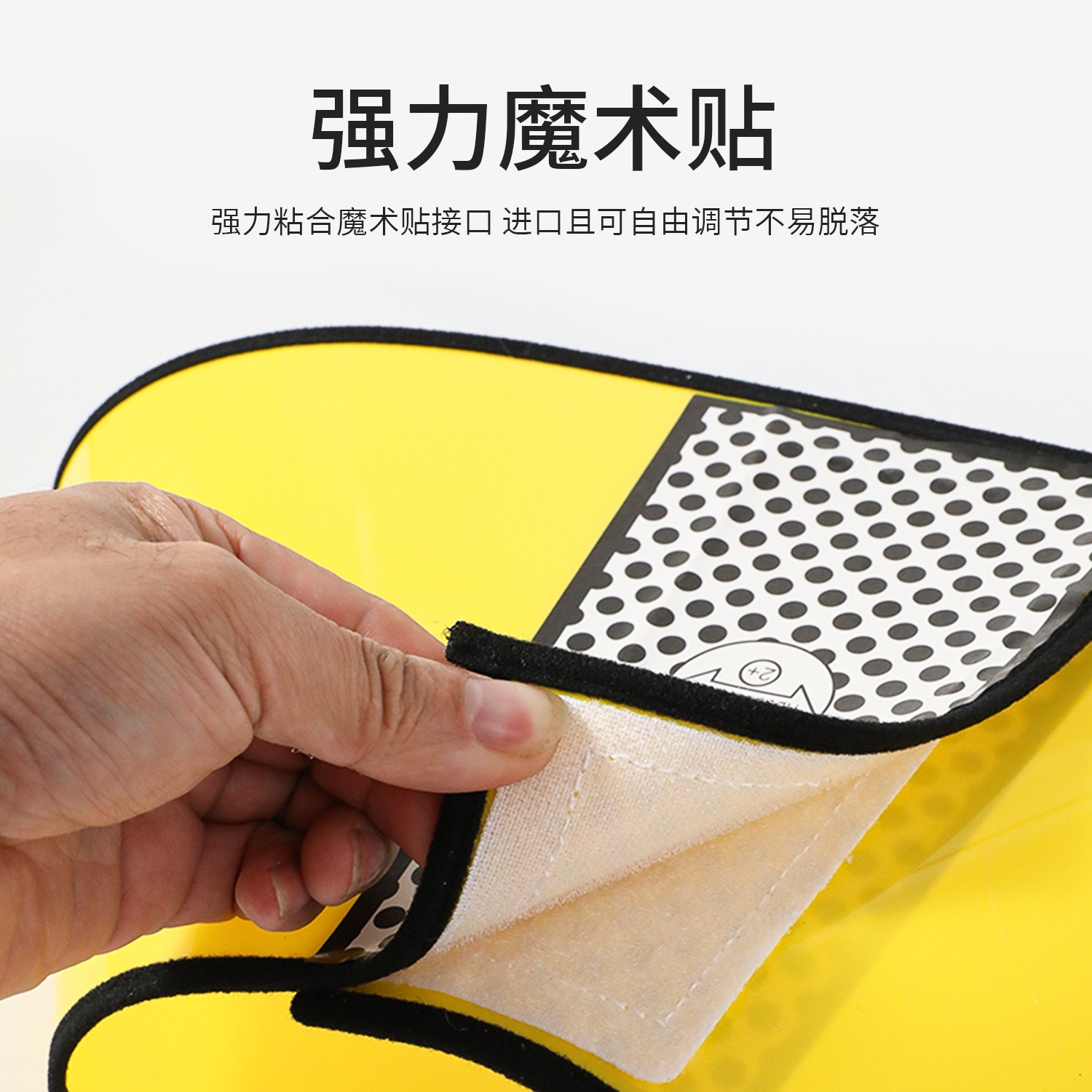 Elizabeth collar para mascotas color caramelo mate doble anillo de protección de velcro suministros para mascotas al por mayor